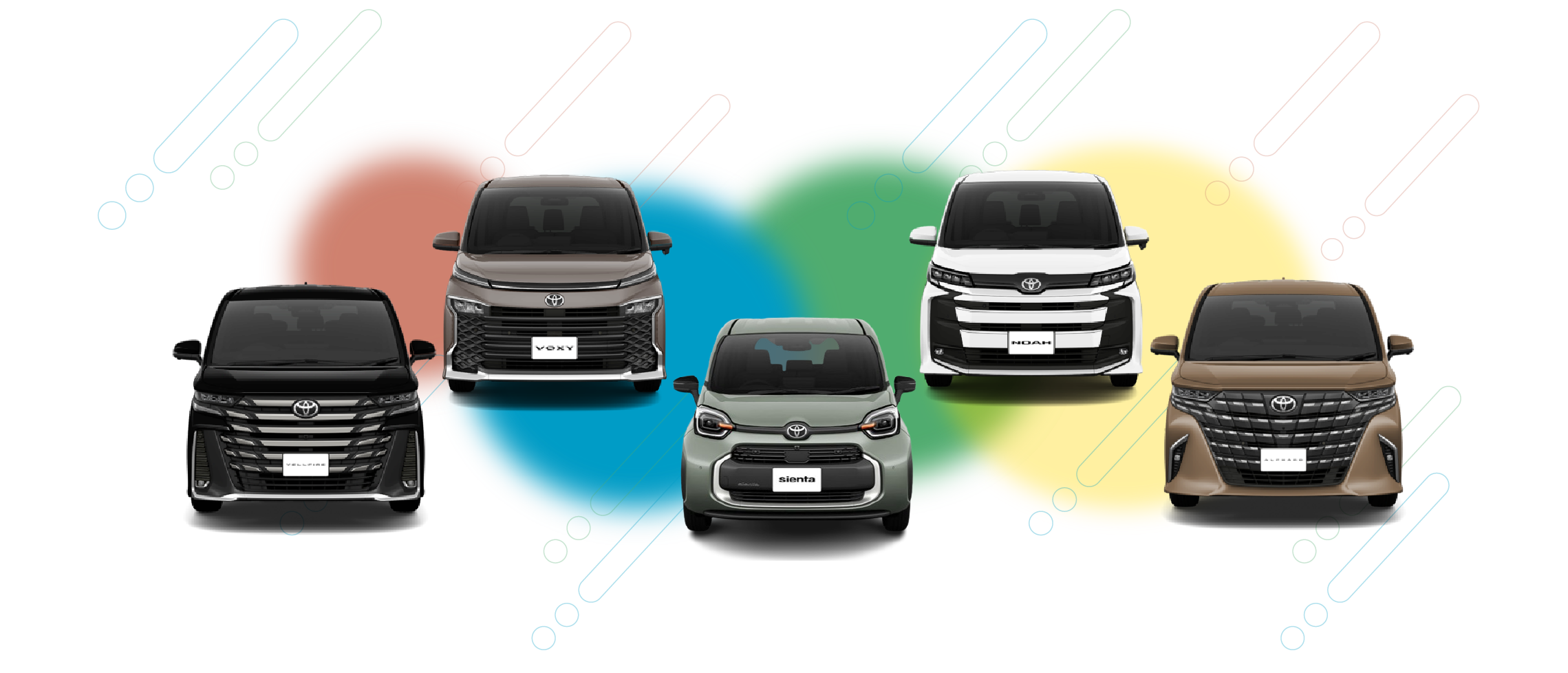 トヨタモビリティ新大阪のミニバンラインナップ